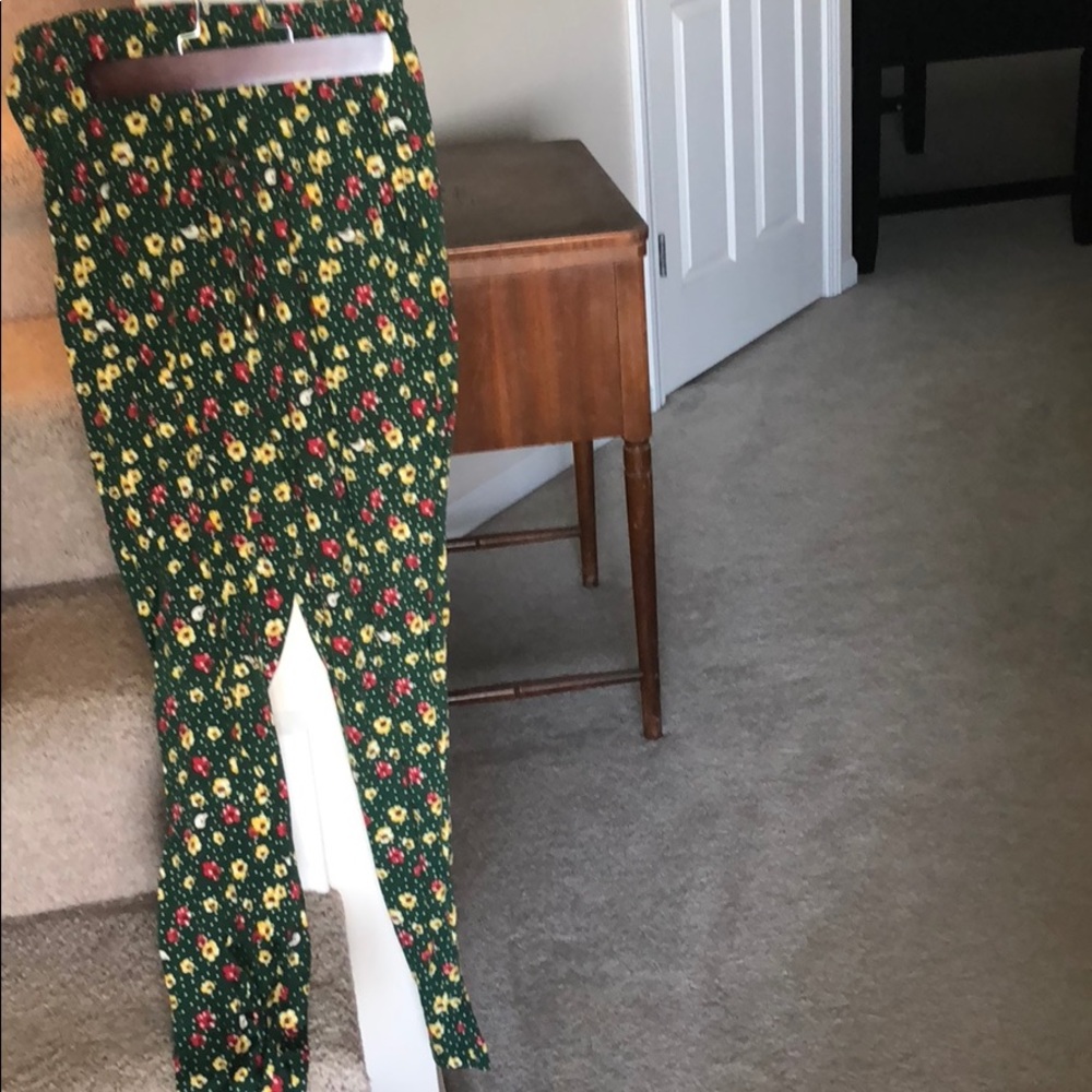 Floral Flowy Pants